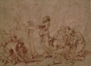 Giovanni Benedetto Castiglione - The Sacrifice of Noah