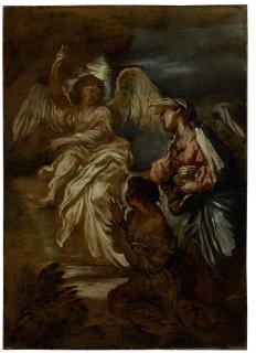 Giovanni Benedetto Castiglione - The Three Marys at the Tomb