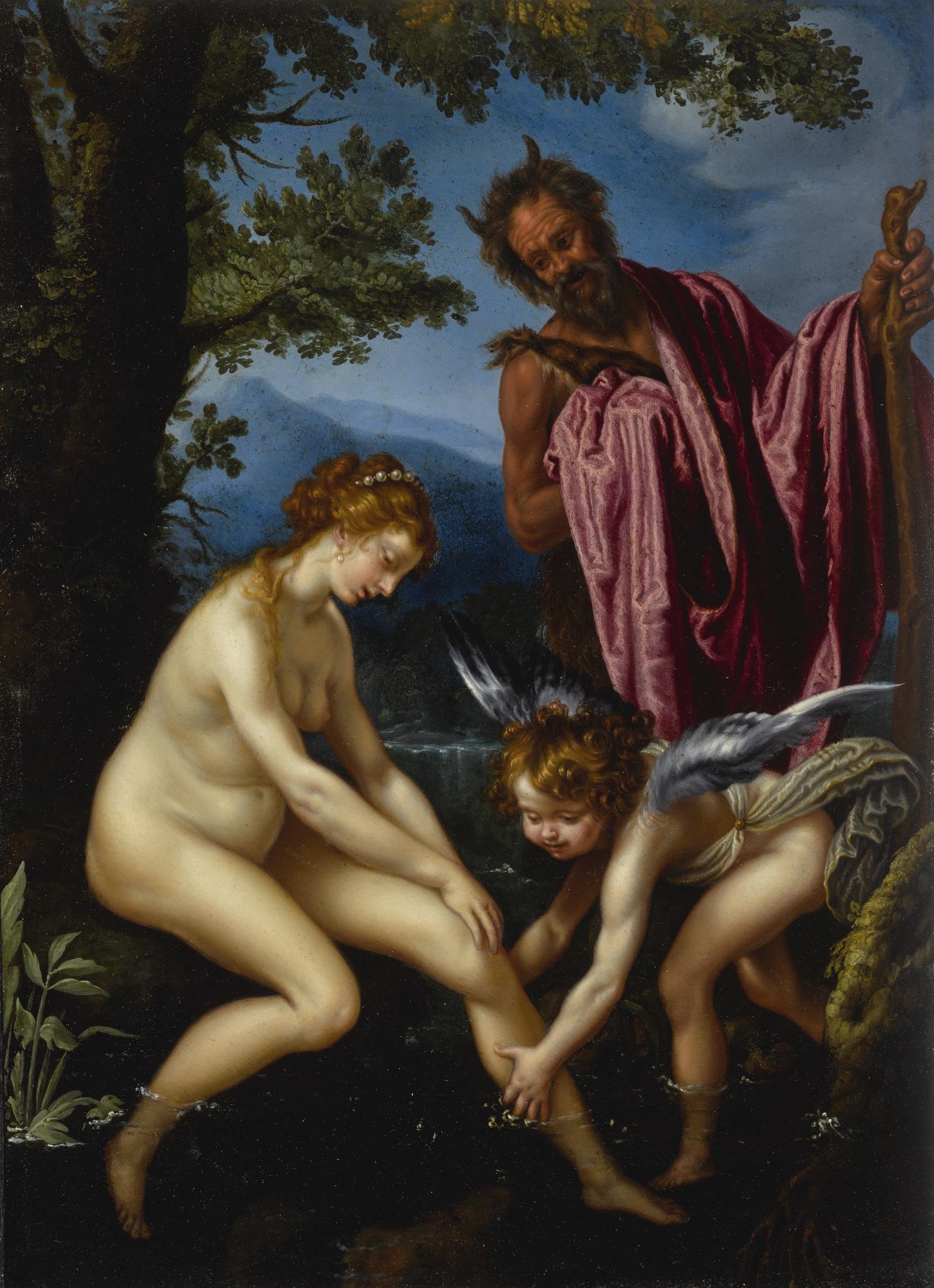 Giovanni Bilivert - Venus, Cupid And Pan