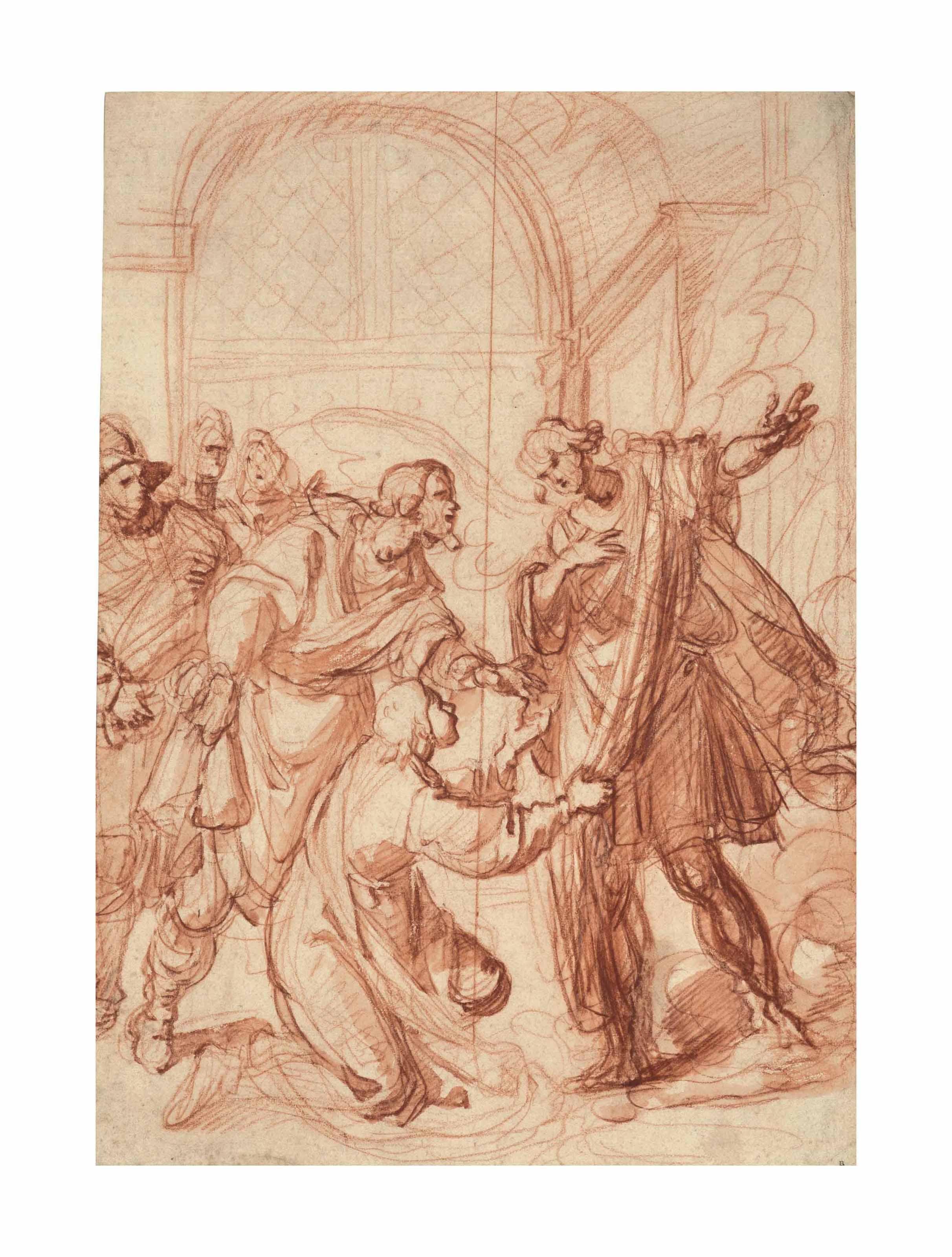 Giovanni Biliverti - The Archangel Raphael refusing Tobias\'s gift