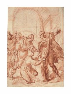 Giovanni Biliverti - The Archangel Raphael refusing Tobias\'s gift