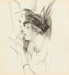 Giovanni Boldini - A Lady at the restaurant