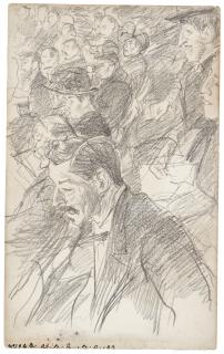 Giovanni Boldini - A Parisian Theatre Audience