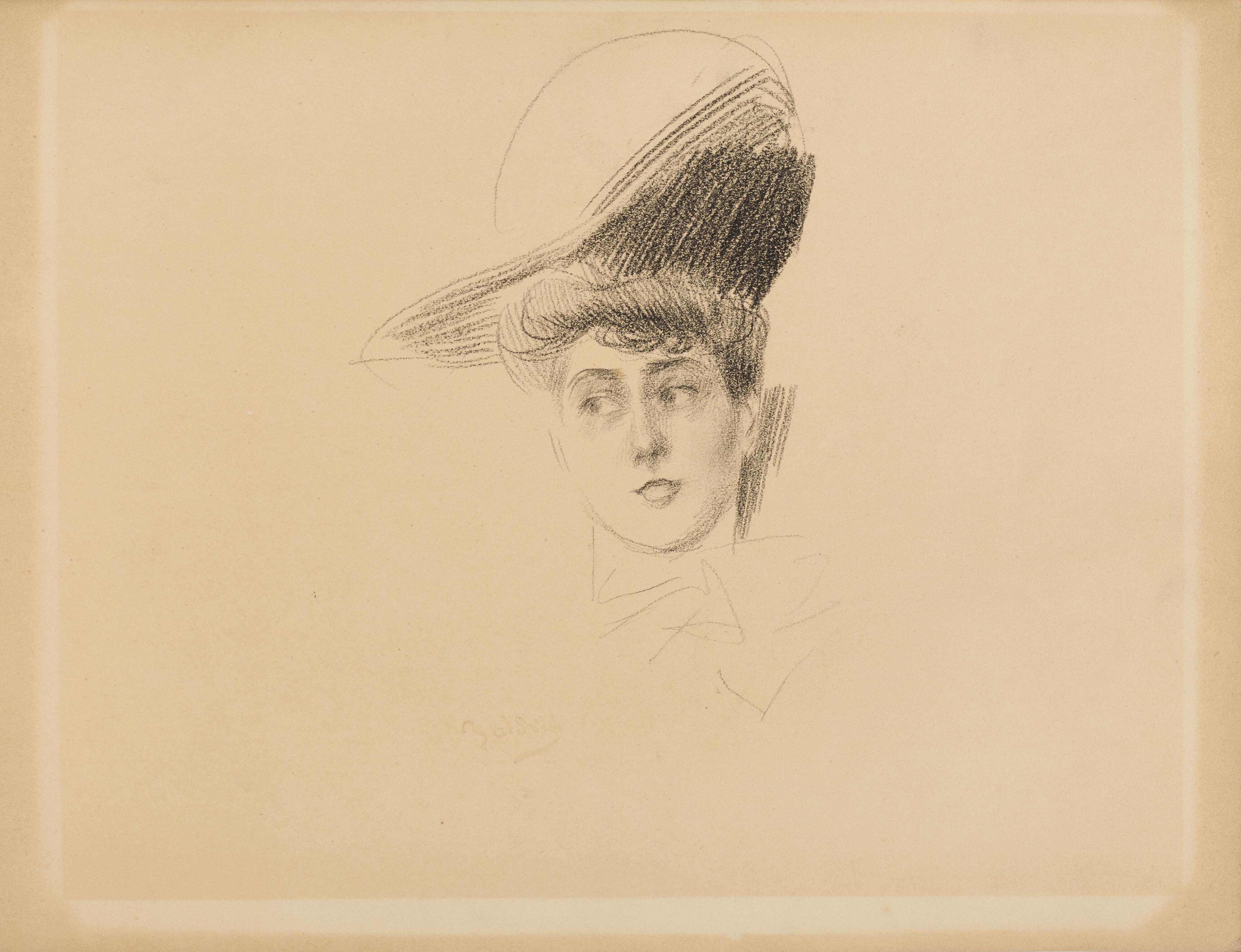 Giovanni Boldini - Donna con cappello