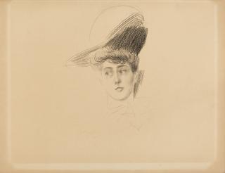 Giovanni Boldini - Donna con cappello