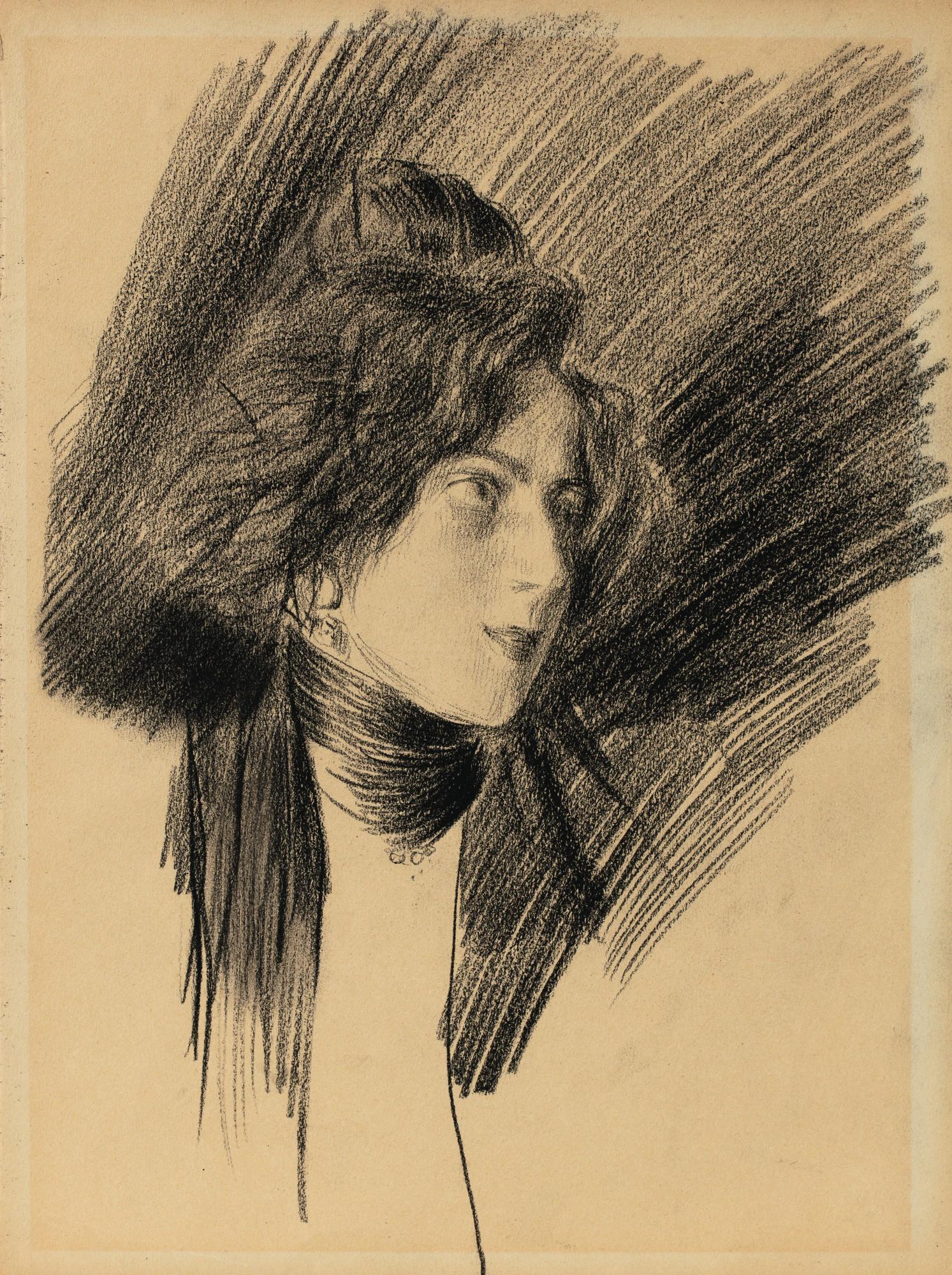 Giovanni Boldini - Elégante Au Foulard