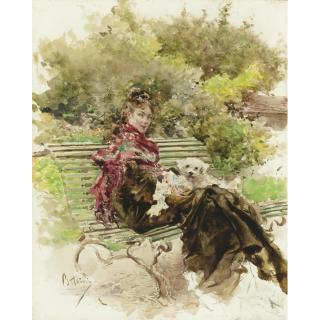 Giovanni Boldini - Italian In The Park