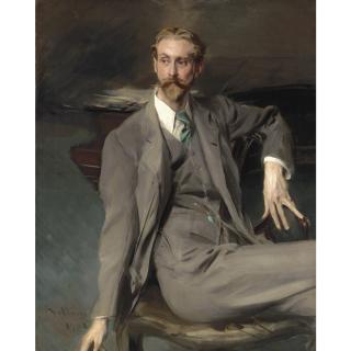 Giovanni Boldini - Italian portrait Of The Artist Lawrence Alexander (\