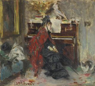 Giovanni Boldini - Italian woman At The Piano