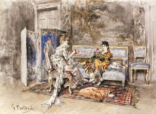Giovanni Boldini - La Conversazione