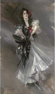 Giovanni Boldini - La Danzatrice Spagnola, Portrait of Anita de La Feria