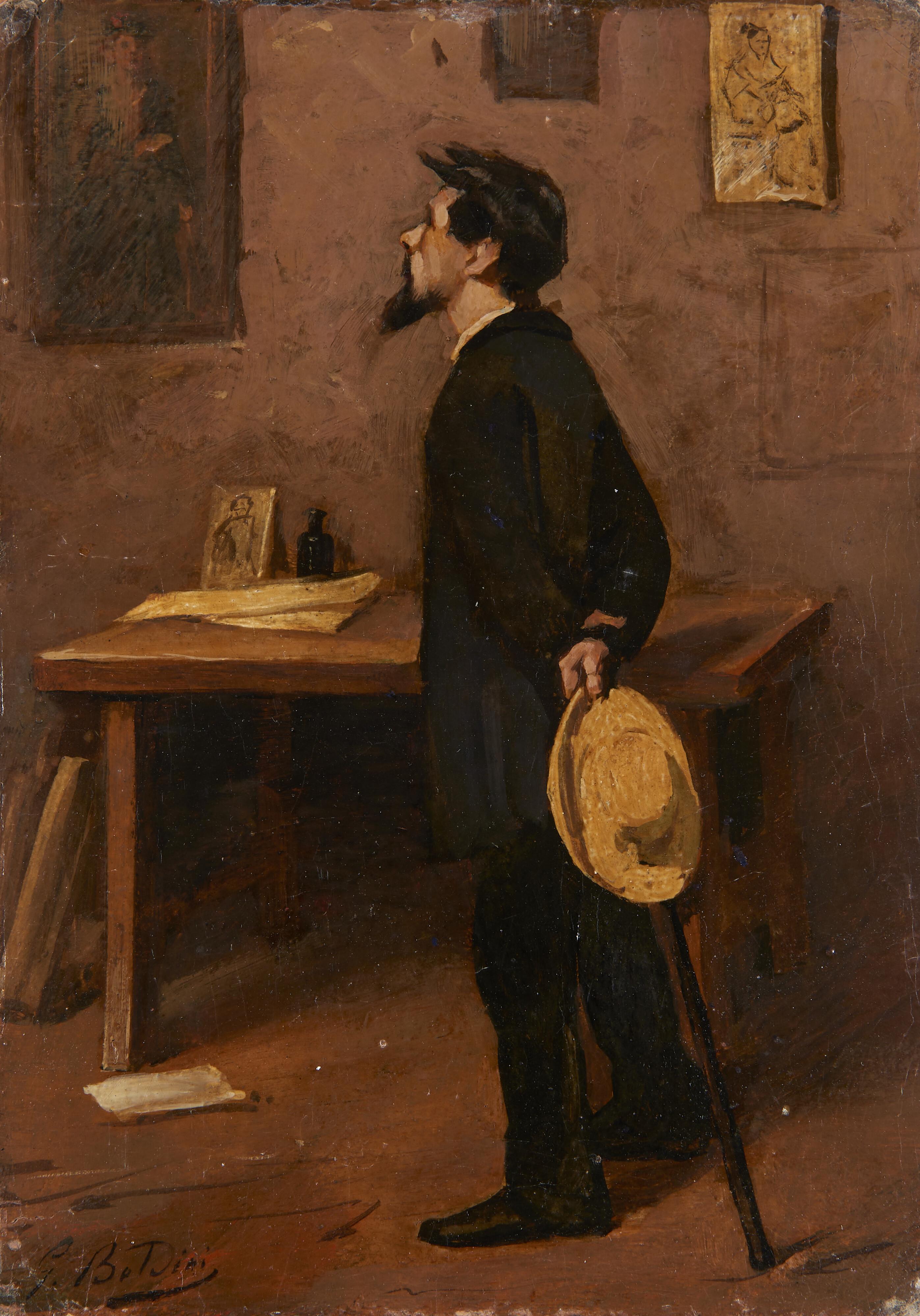 Giovanni Boldini - Nello studio di Giuseppe Abbati
