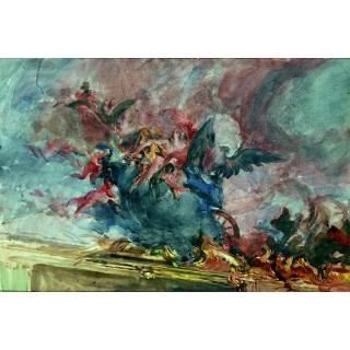 Giovanni Boldini - Projet De Décoration, Parte Di Un Soffitto Del Tiepolo