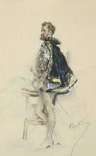 Giovanni Boldini - Raphaël Duflos dans le rôle d\'Henri III