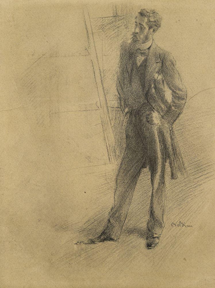 Giovanni Boldini - Ritratto di Paul Helleu in piedi.