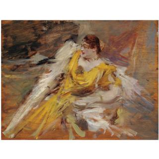 Giovanni Boldini - Signora In Abito Giallo