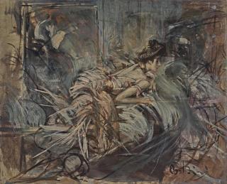 Giovanni Boldini - The Artist\'S Model
