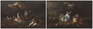 Giovanni Camillo Sagrestani - The Rape Of Europa; And The Triumph Of Neptune