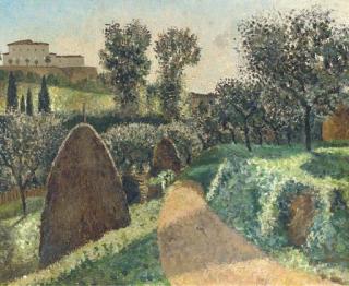 Giovanni Colacicchi - Olive groves in Northern Italy