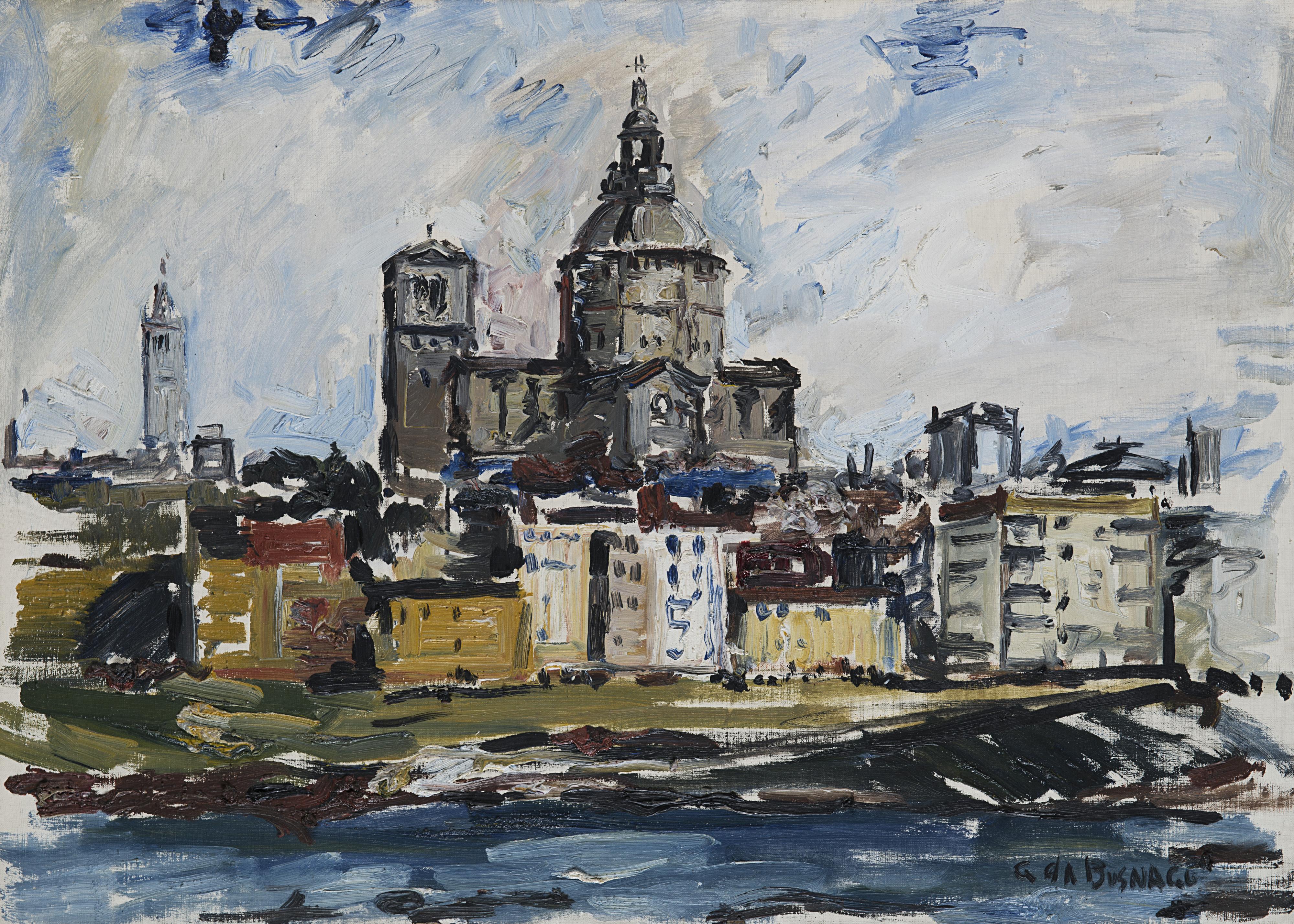 Giovanni Colombo da Busnago - Scorcio cittadino