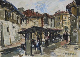 Giovanni Colombo da Busnago - Vicolo delle lavandaie, Milano