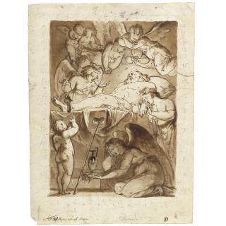 Giovanni David - Angels Lamenting Over The Dead Christ