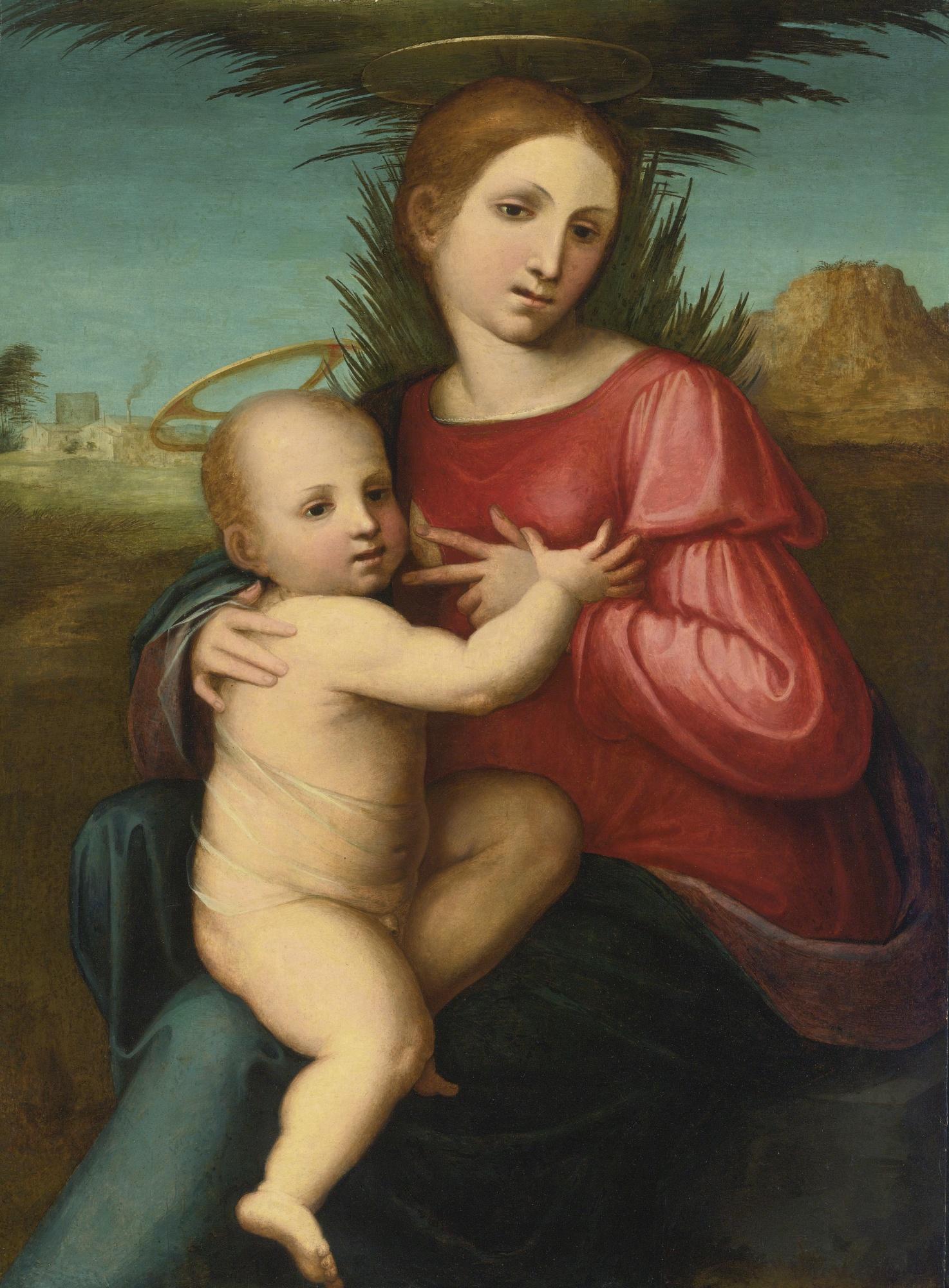 Giovanni De Lorenzo Larciani - Madonna And Child