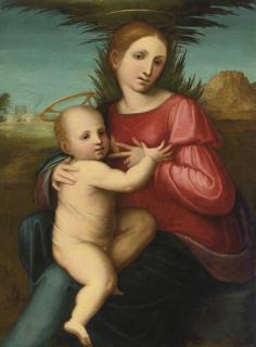 Giovanni De Lorenzo Larciani - Madonna And Child