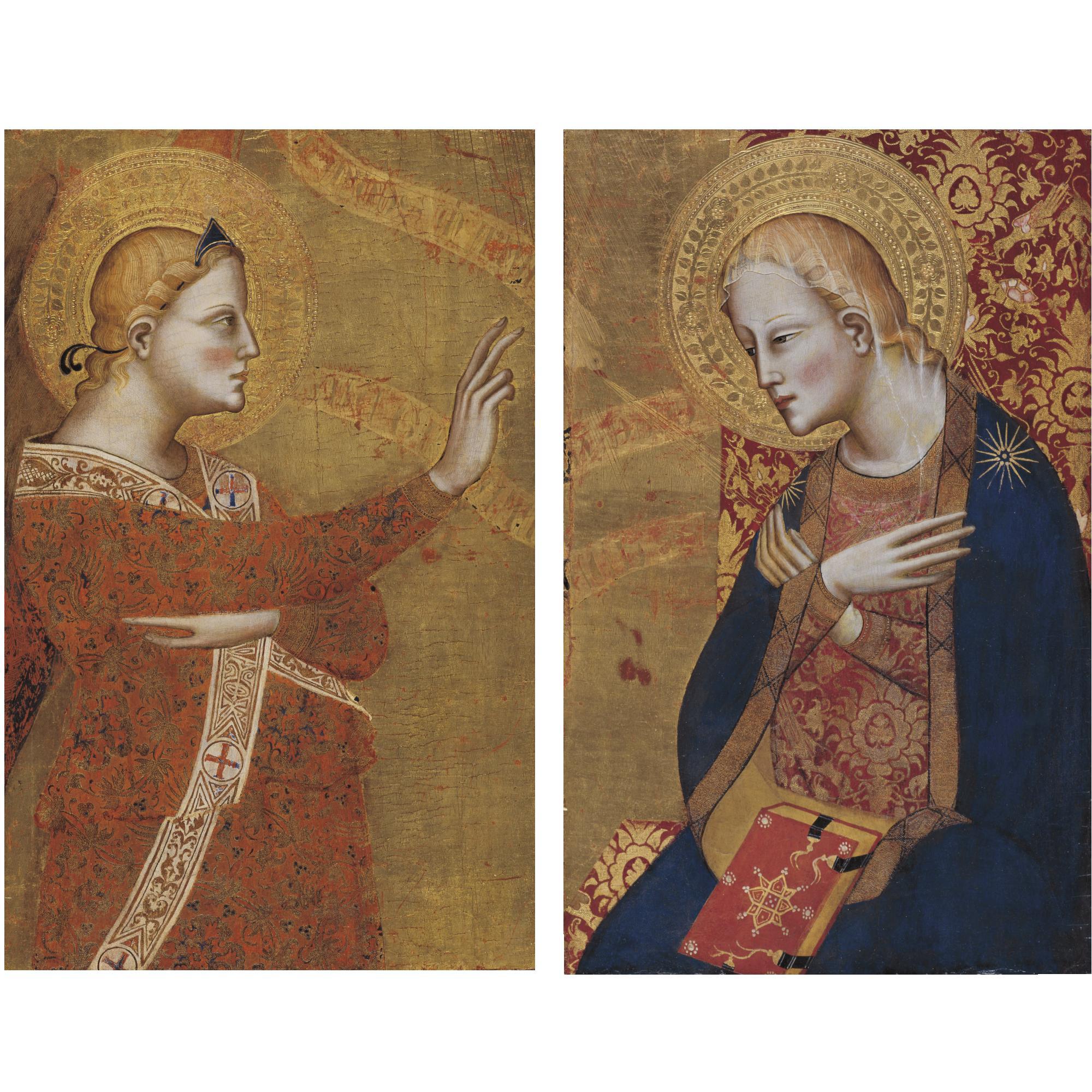 Giovanni del Biondo - The Archangel Gabriel And The Virgin Annunciate