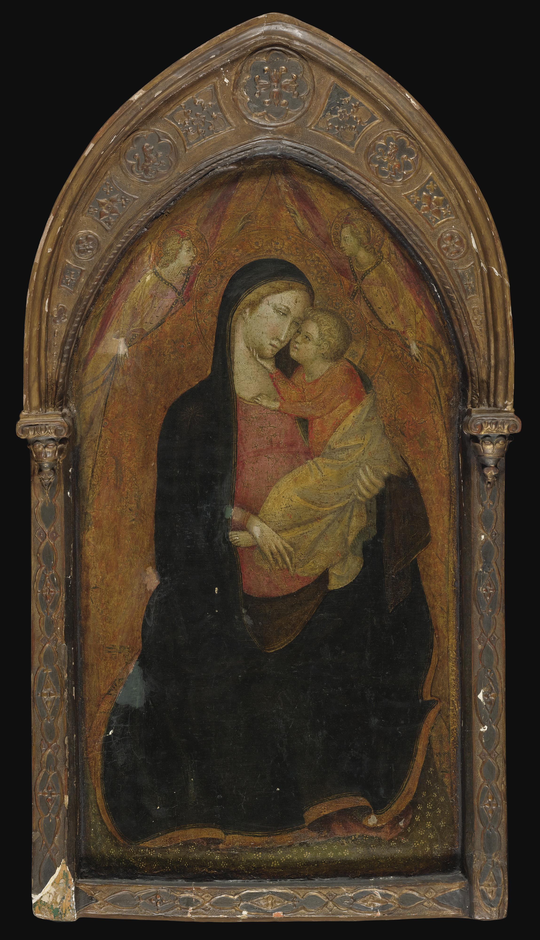 Giovanni Di Marco - Madonna And Child With Two Angels
