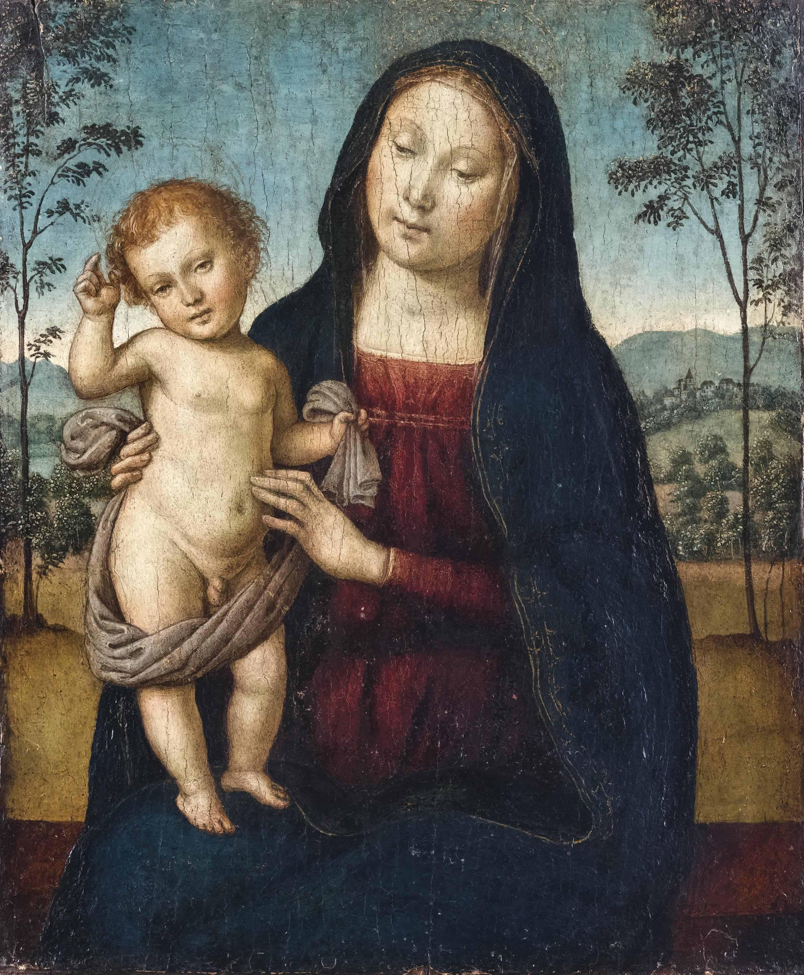 Giovanni di Pietro - Madonna col Bambino