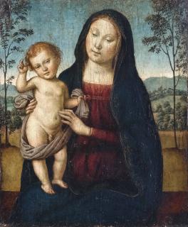 Giovanni di Pietro - Madonna col Bambino