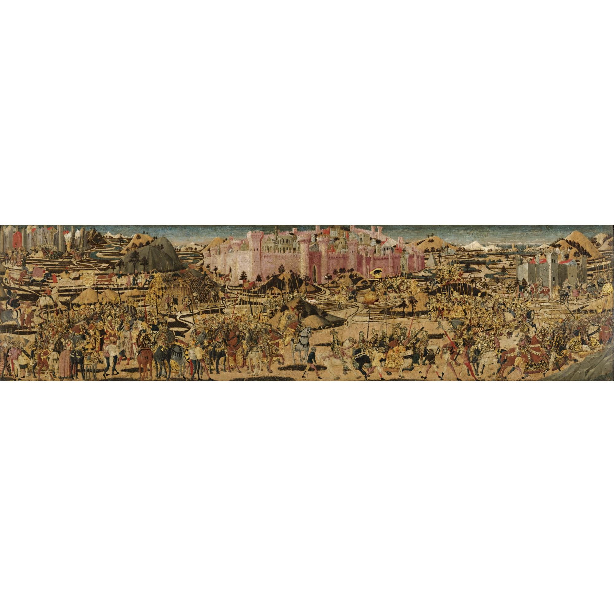 Giovanni di Ser Giovanni - The Reduction Of Alba Longa By Tullus Hostilius