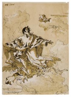 Giovanni Domenico Tiepolo - God the Father with Angels