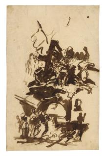 Giovanni Domenico Tiepolo - La Montée au Calvaire