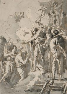 Giovanni Domenico Tiepolo - Le Baptême du Christ