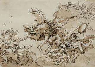 Giovanni Domenico Tiepolo - Musizierende Engel