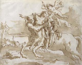 Giovanni Domenico Tiepolo - Nessus et Déjanire