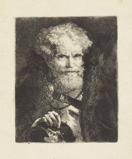Giovanni Domenico Tiepolo - Old Man With A Helmet, From: Raccolta Di Teste