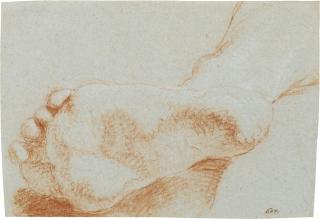 Giovanni Domenico Tiepolo - Study of a Left Foot