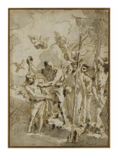 Giovanni Domenico Tiepolo - The Baptism Of Christ