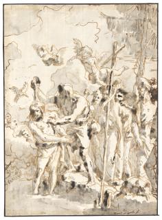 Giovanni Domenico Tiepolo - The Baptism Of Christ