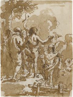 Giovanni Domenico Tiepolo - The Baptism of Christ