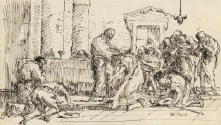 Giovanni Domenico Tiepolo - The Institution Of The Eucharist