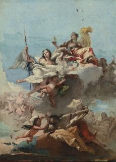 Giovanni Domenico Tiepolo - Triumph Of Virtue