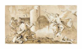 Giovanni Domenico Tiepolo - Venus in Vulcan\'s forge