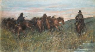 Giovanni Fattori - Butteri a cavallo