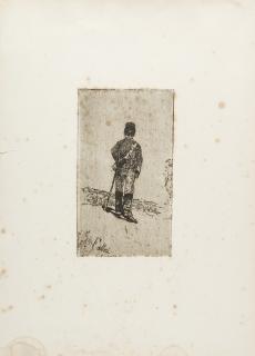 Giovanni Fattori - Carabiniere di spalle