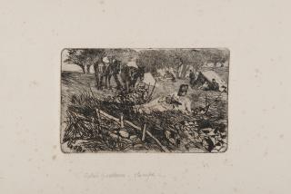 Giovanni Fattori - The letter at camp