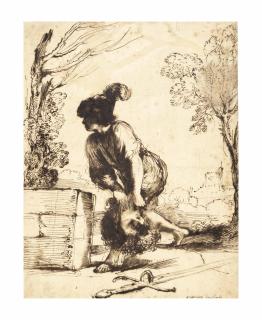 Giovanni Francesco Barbieri, Il Guercino - David with the head of Goliath